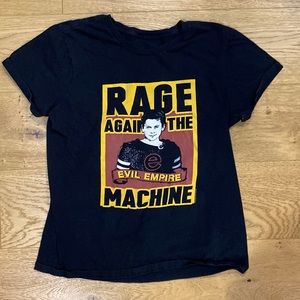Rage Against The Machine Evil Empire Poster T-Shirt Womens Large